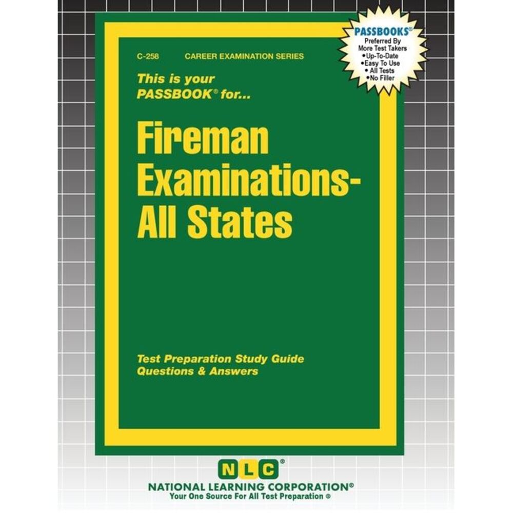 Fireman Examinations - All States -- Passbooks